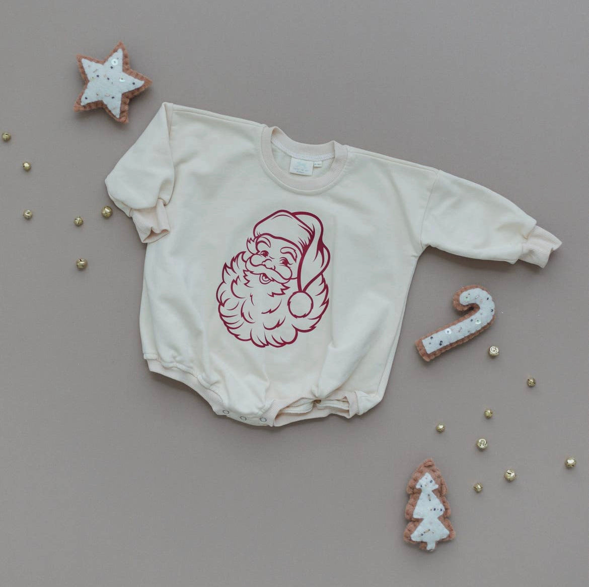 Vintage Santa Oversized Romper