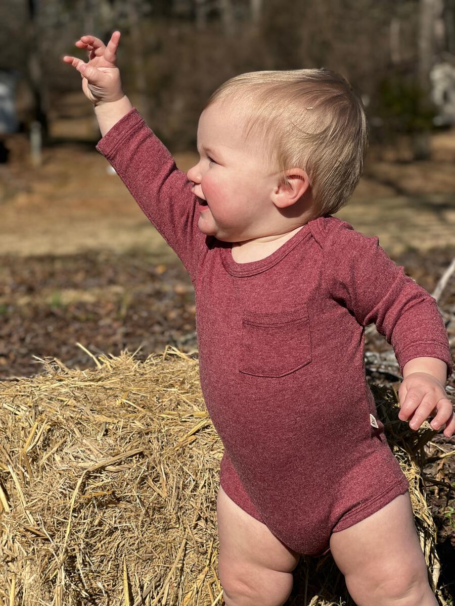 Brushed Cotton Onesies- 3 Colors