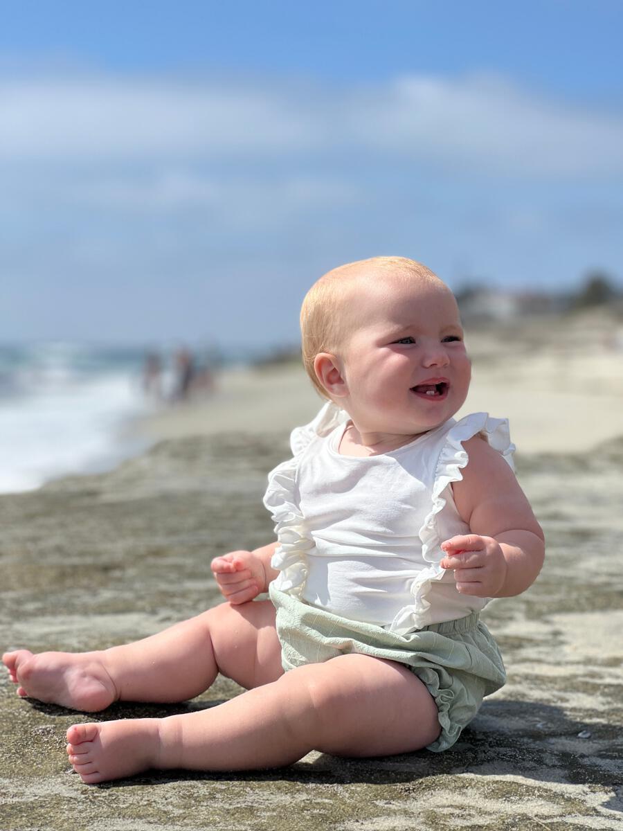 Ruffle Onesie- 3 Colors