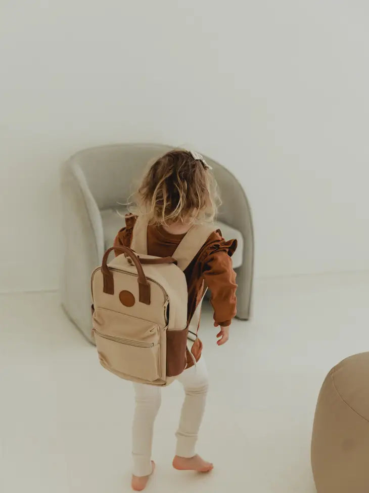 Toddler Backpack- Wheat