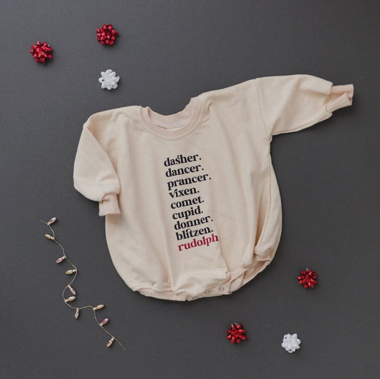 Reindeers Oversized Romper