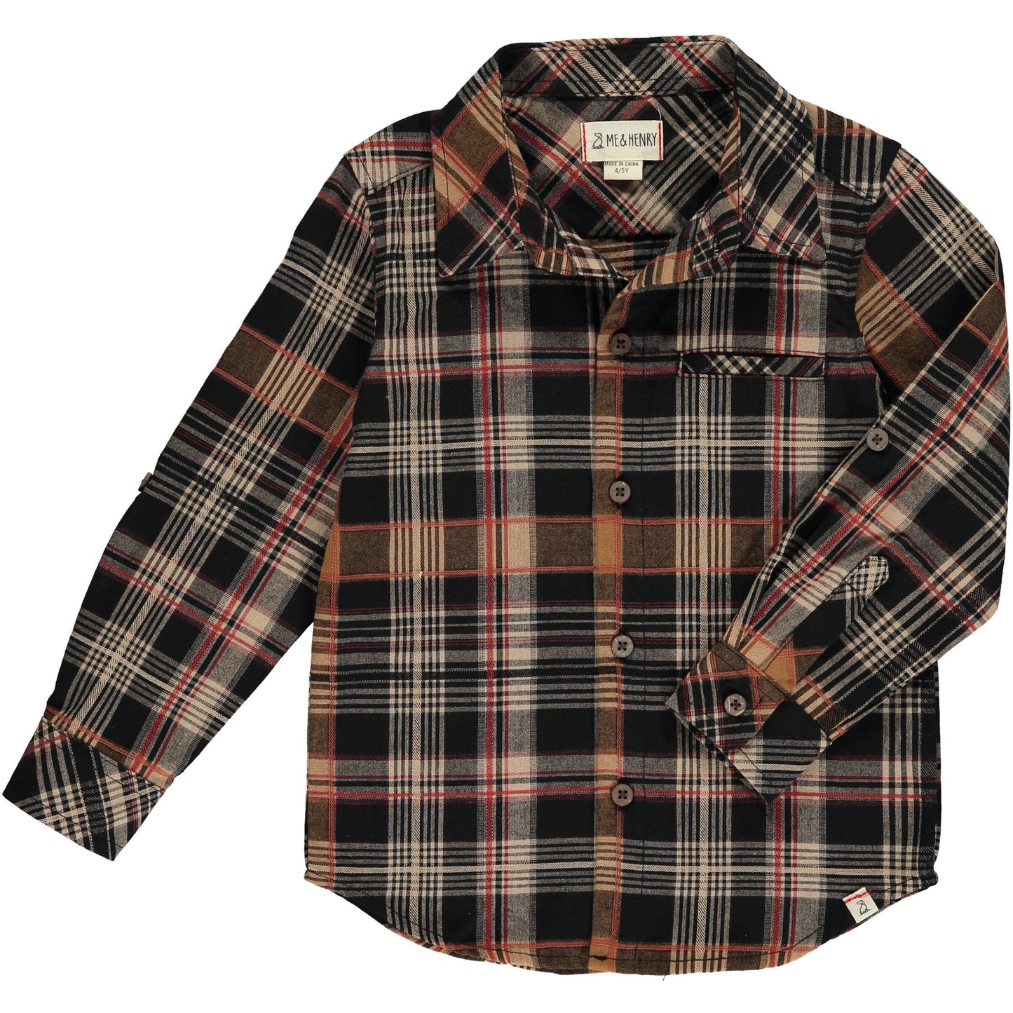 Atwood Woven Shirt- Brown Plaid