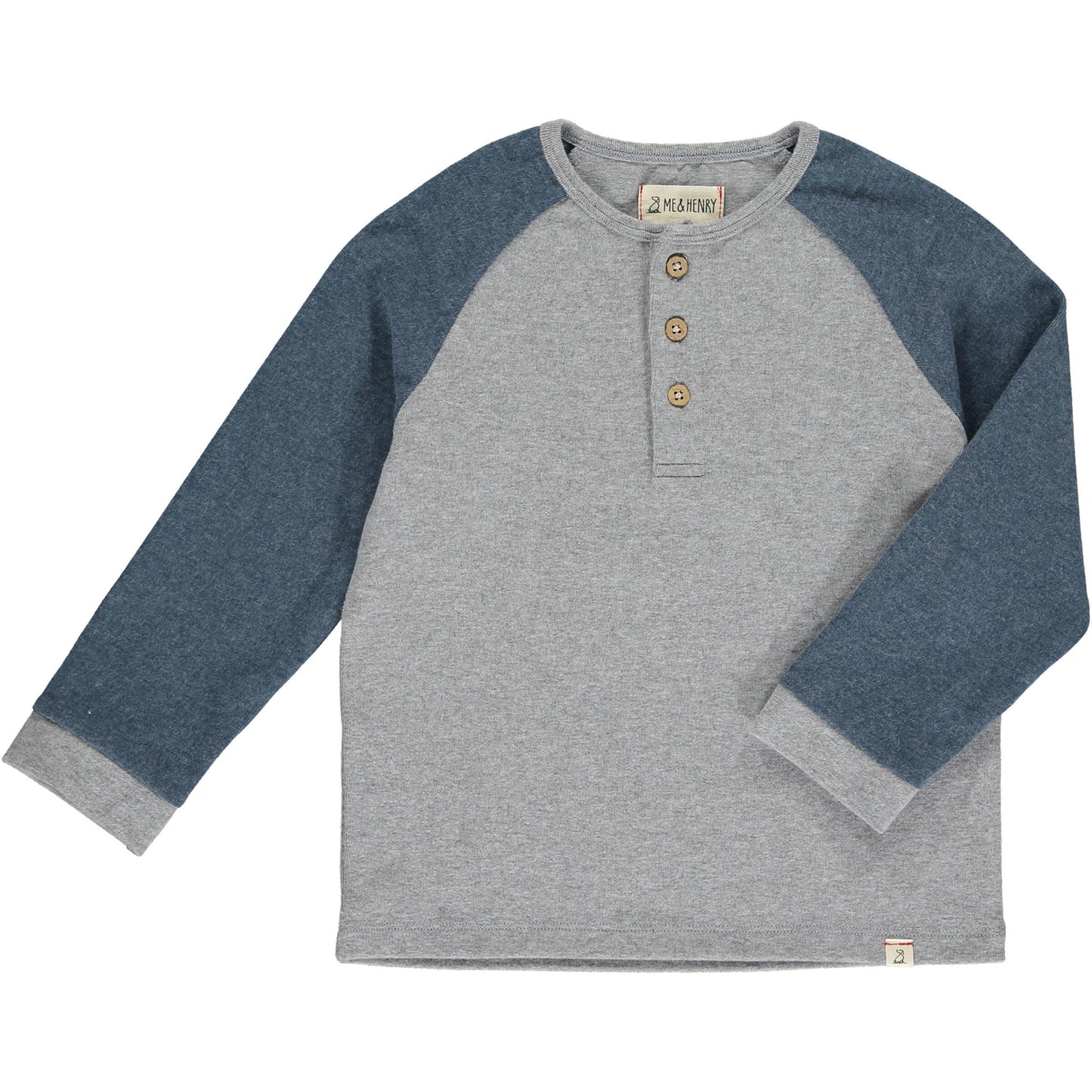 Raglan Tee- Grey