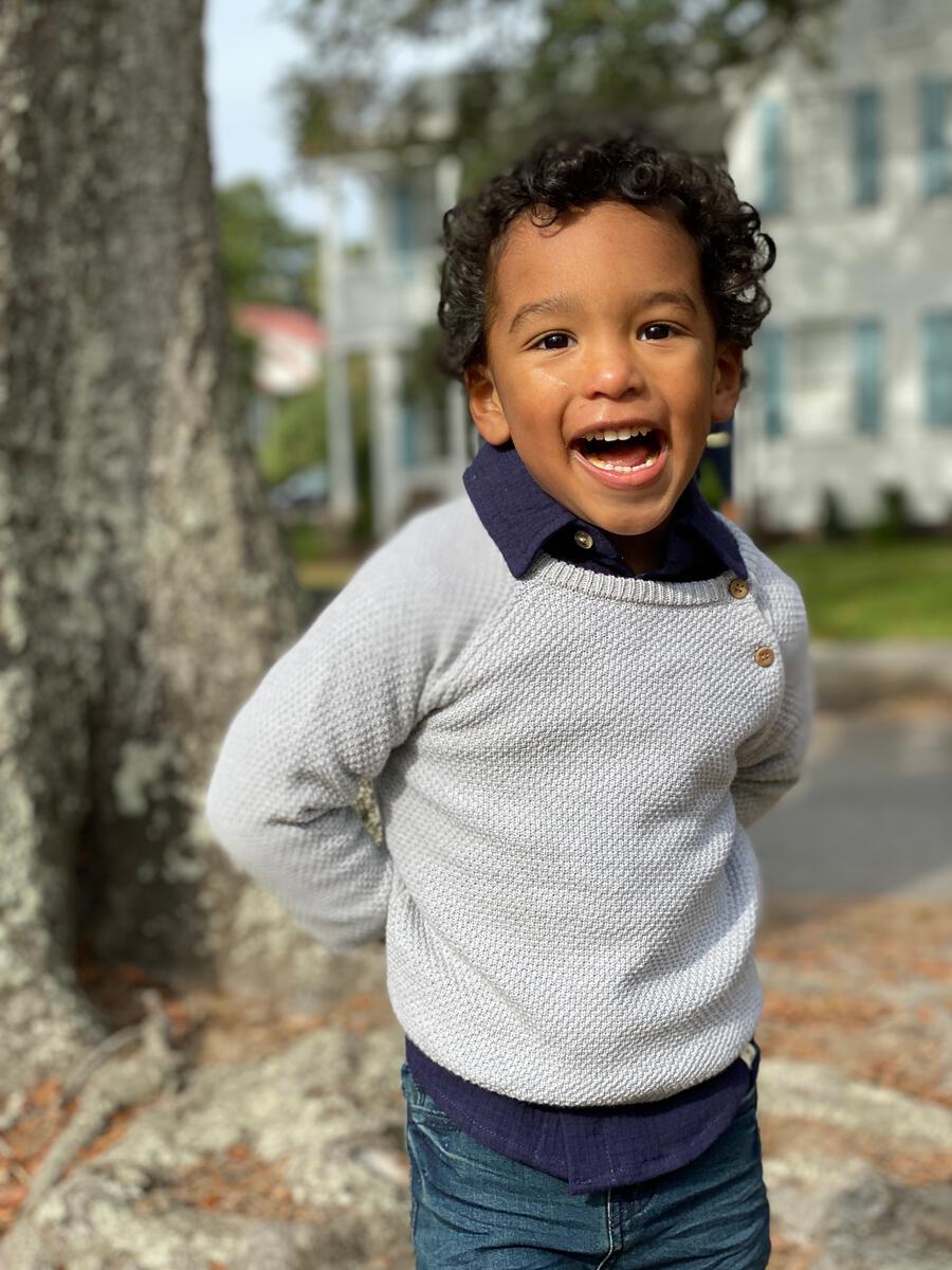 Heathered Grey Sweater- Toddler