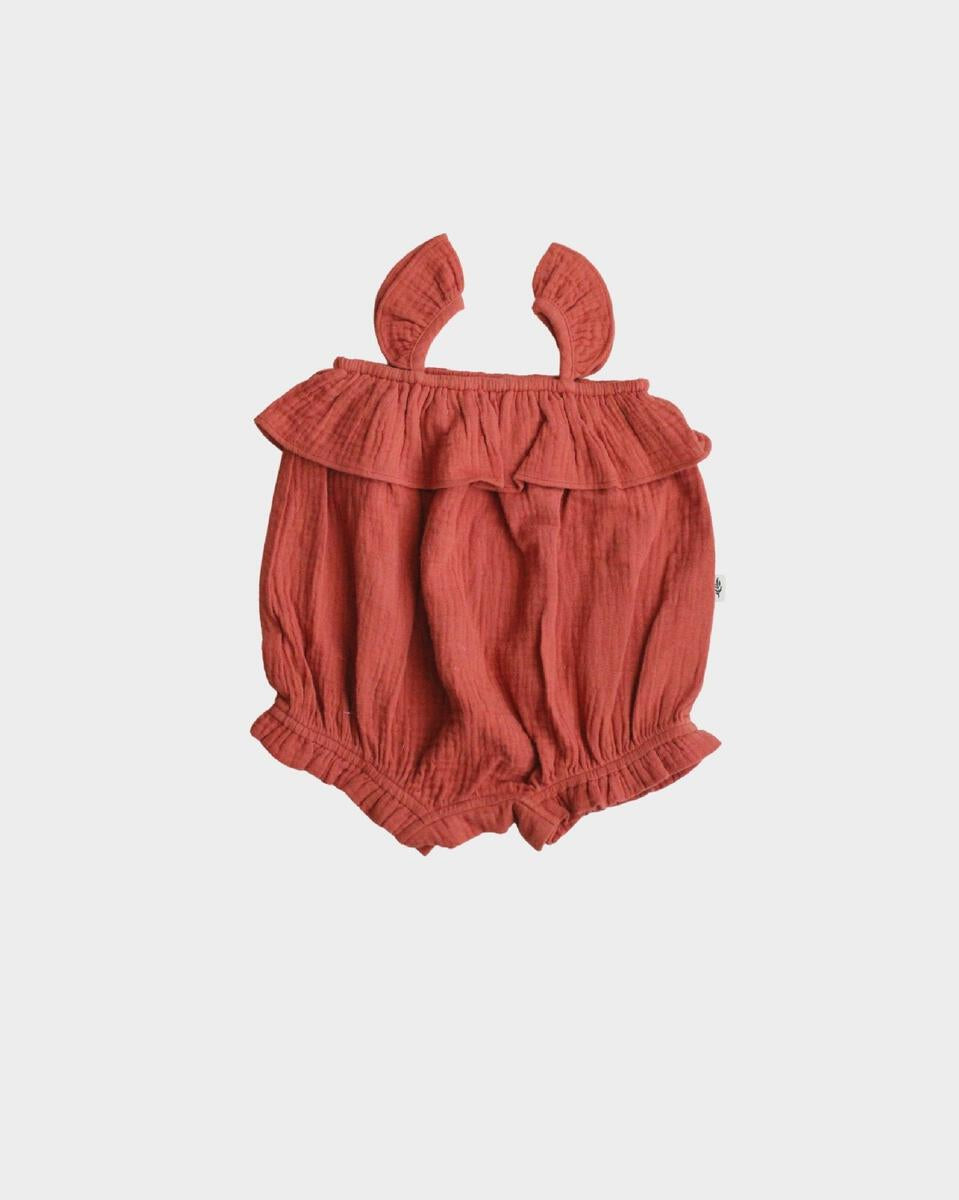 Terracotta Bubble Romper