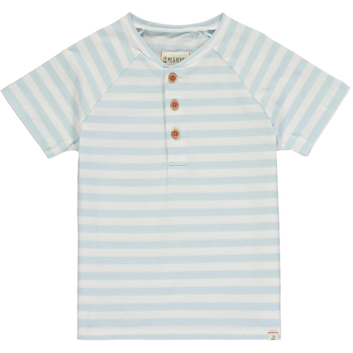 Raglan Striped Henley