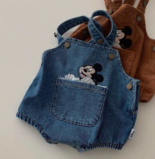 Mickey Overalls- Denim