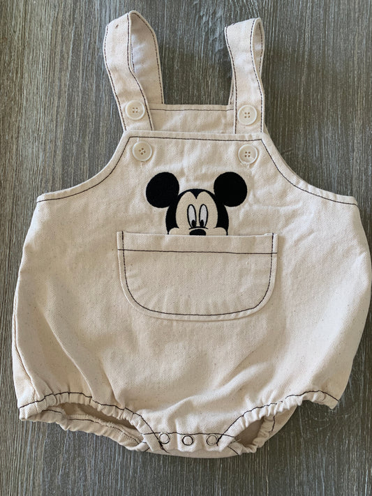 Mickey Overalls- Linen