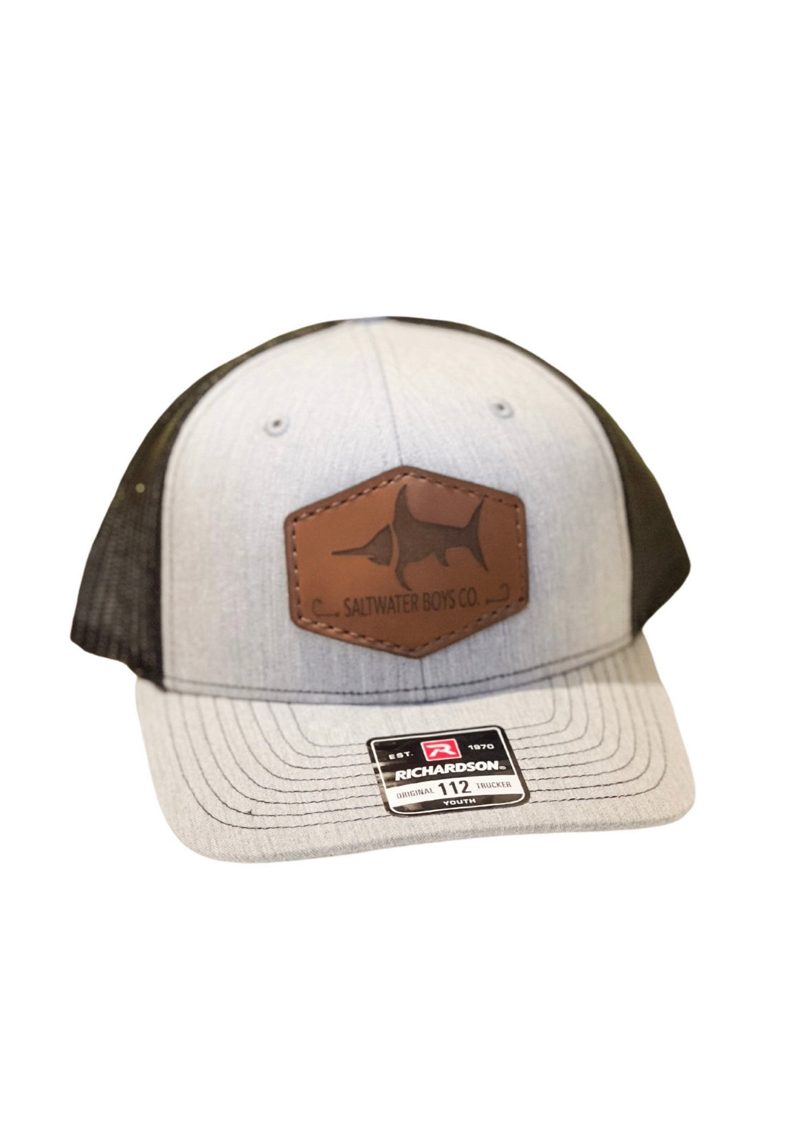 Saltwater Boys Leather Cap- 2 Colors