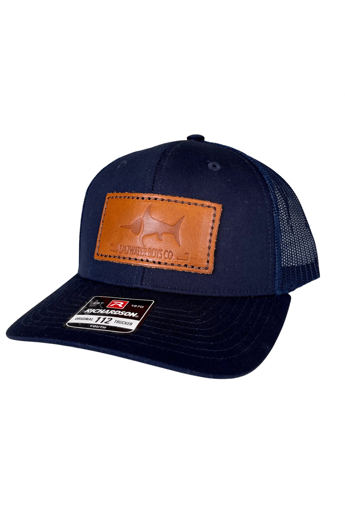 Saltwater Boys Leather Cap- 2 Colors