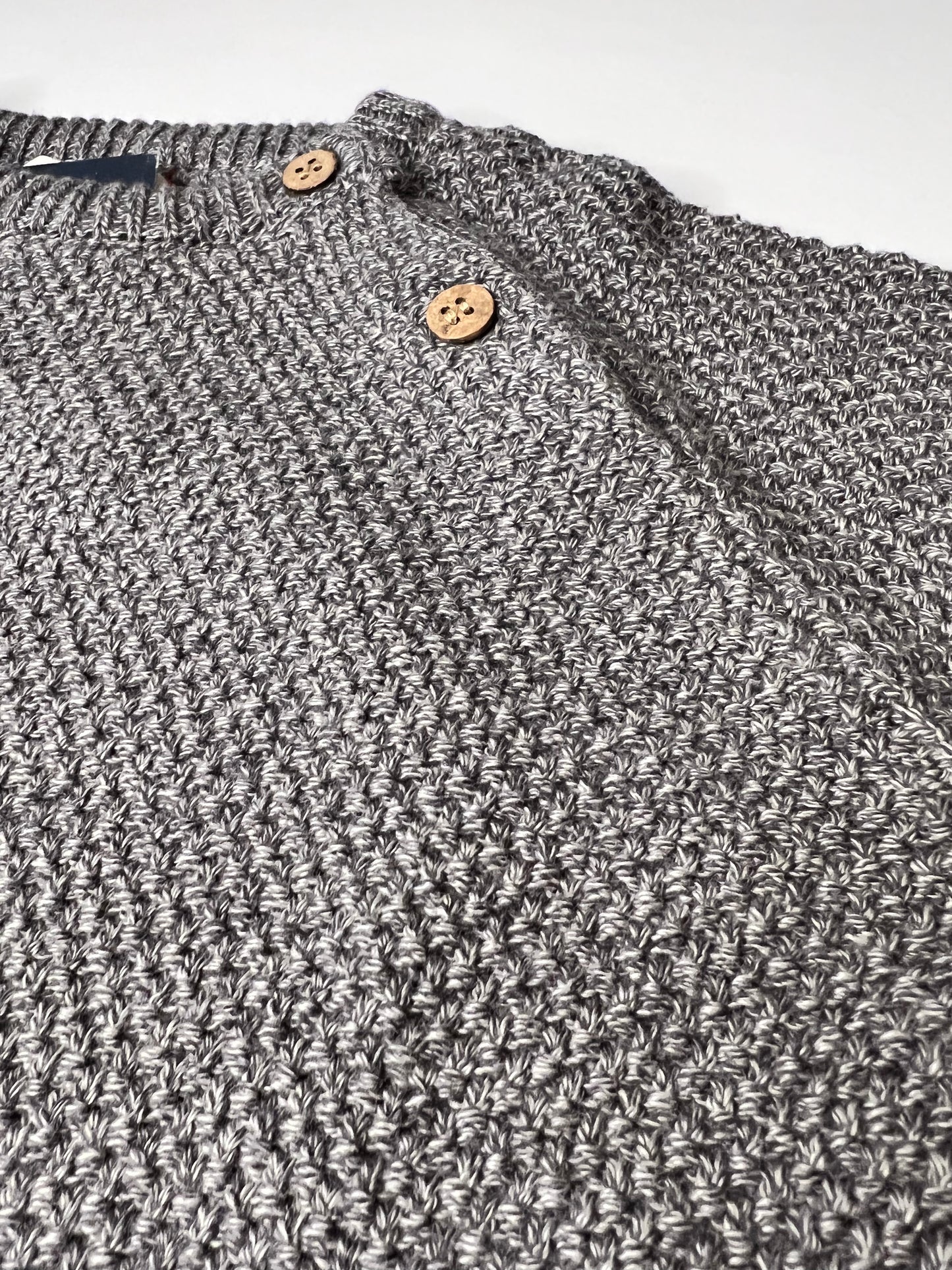 Heathered Grey Sweater- Toddler