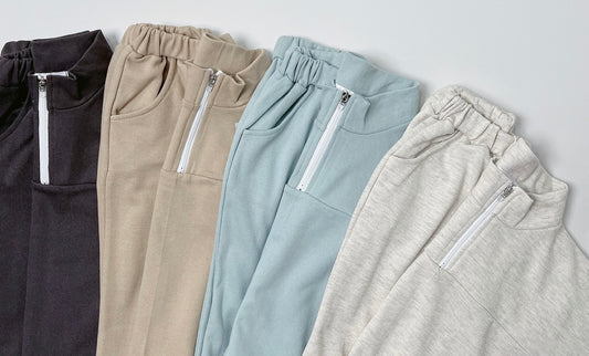 Quarter-Zip Track Suit- 2 Colors